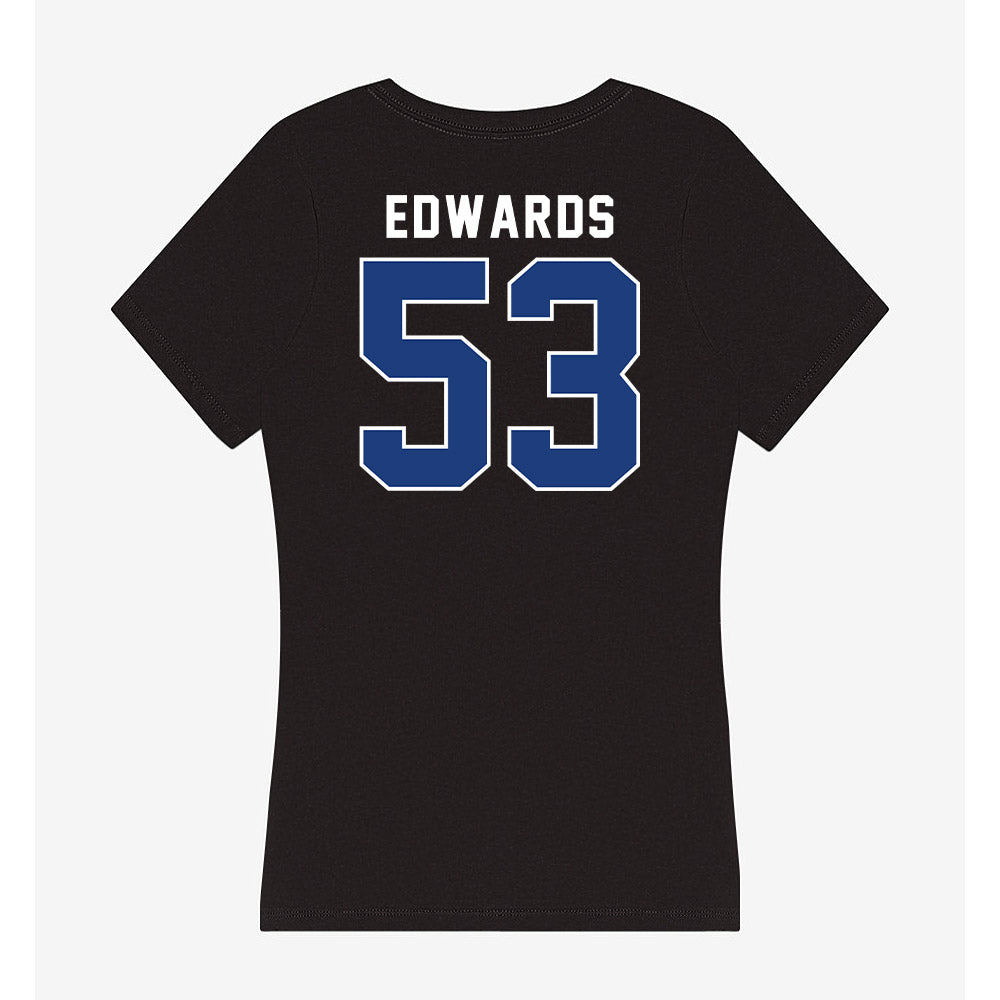 McNeese State - NCAA Football : Chris Edwards - Women's V-Neck T-Shirt-1