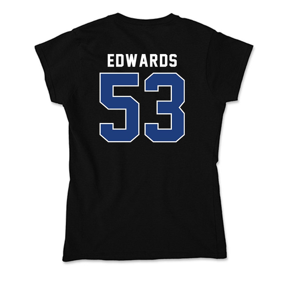 McNeese State - NCAA Football : Chris Edwards - Soft Style Women’s T-Shirt-1