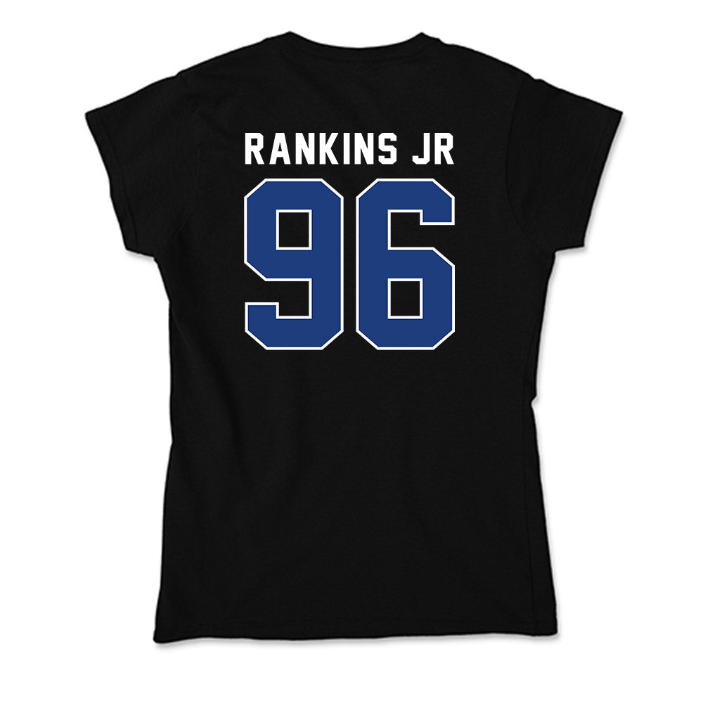 McNeese State - NCAA Football : Devwin Rankins Jr - Soft Style Women’s T-Shirt-1