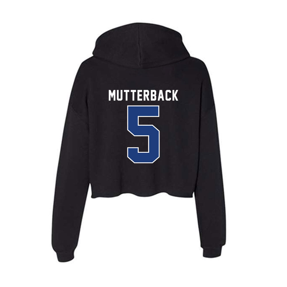 McNeese State - NCAA Women's Volleyball : Maleah Mutterback - Women's Crop Fleece Hoodie-1