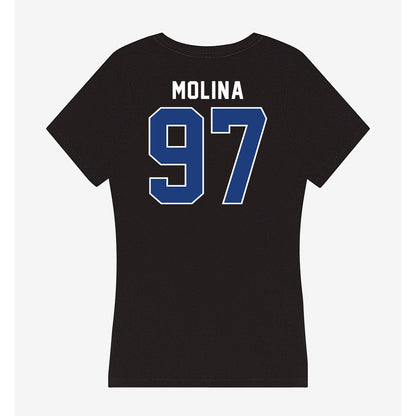 McNeese State - NCAA Football : Jacob Molina - Women's V-Neck T-Shirt-1