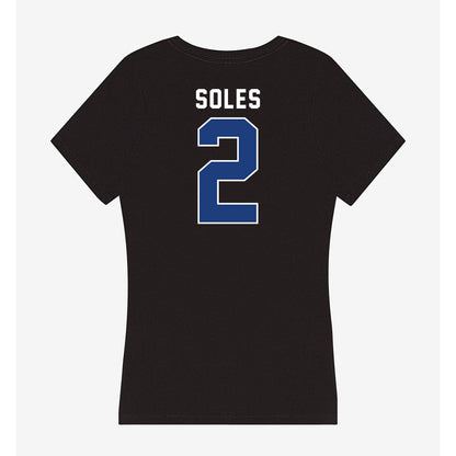 McNeese State - NCAA Women's Volleyball : Harmony Soles - Women's V-Neck T-Shirt-1
