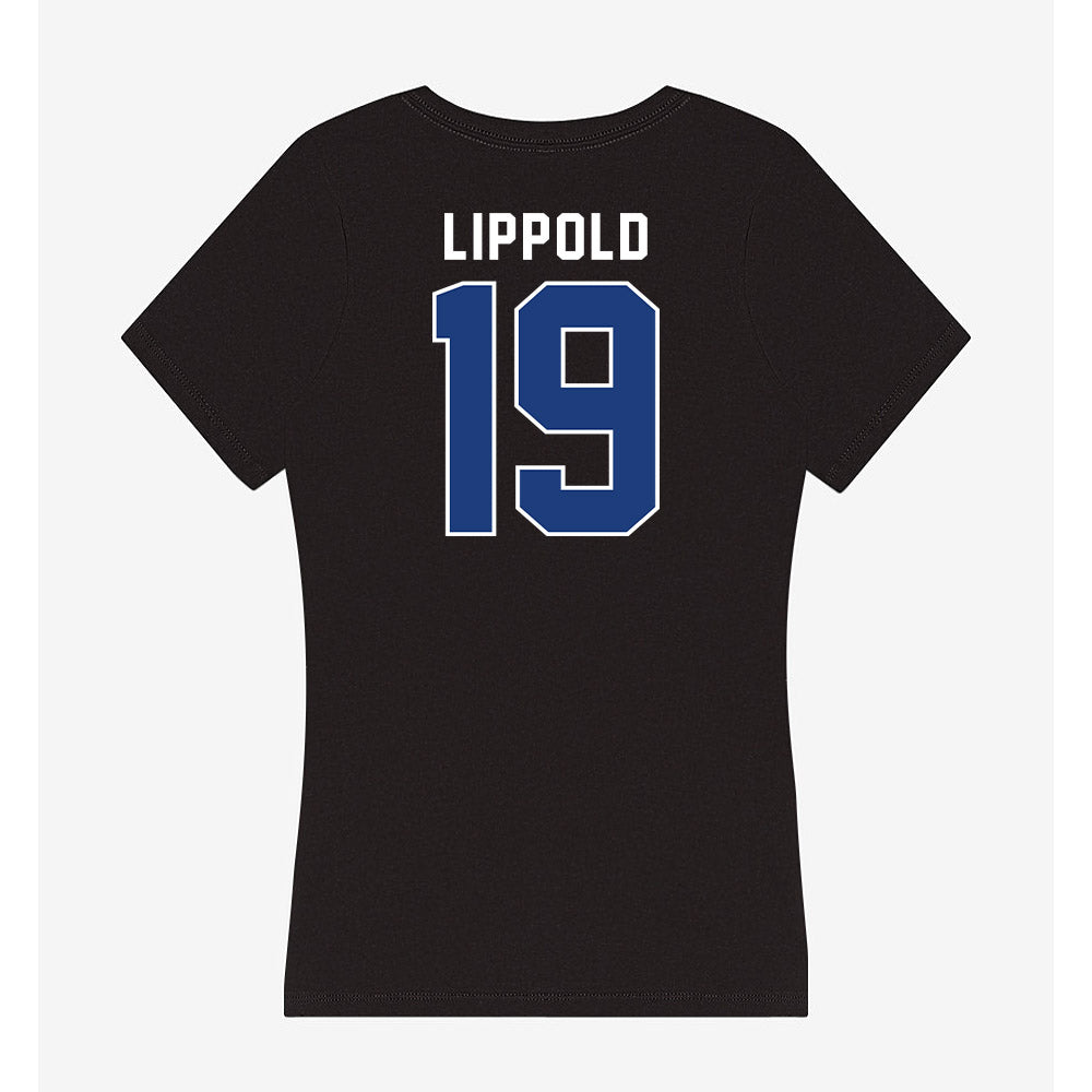 McNeese State - NCAA Football : Devin Lippold - Women's V-Neck T-Shirt-1