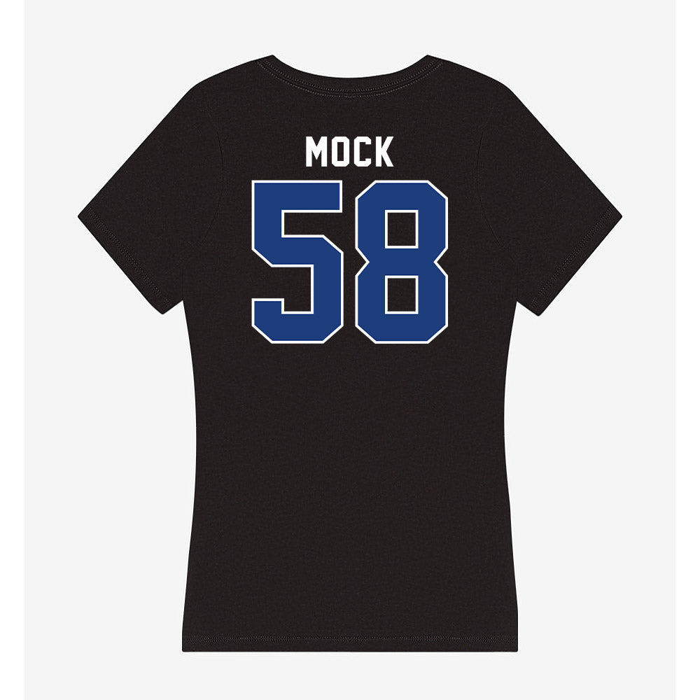 McNeese State - NCAA Football : Hudson Mock - Women's V-Neck T-Shirt-1