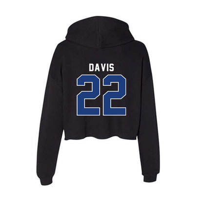 McNeese State - NCAA Football : Marquez Davis - Women's Crop Fleece Hoodie-1