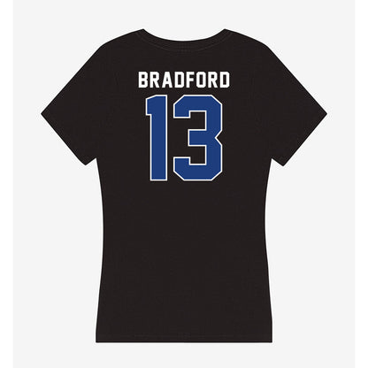 McNeese State - NCAA Football : Trevon Bradford - Women's V-Neck T-Shirt-1