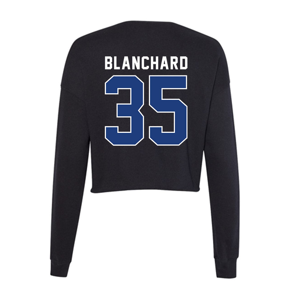 McNeese State - NCAA Baseball : Garett Blanchard - Women's Cropped Crew Fleece-1