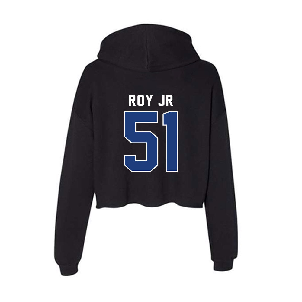 McNeese State - NCAA Football : Andre Roy Jr - Women's Crop Fleece Hoodie-1