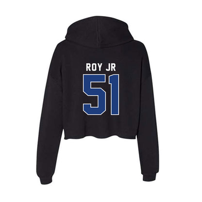 McNeese State - NCAA Football : Andre Roy Jr - Women's Crop Fleece Hoodie-1