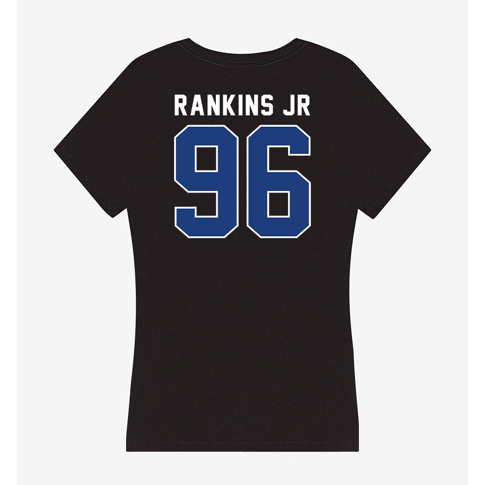 McNeese State - NCAA Football : Devwin Rankins Jr - Women's V-Neck T-Shirt-1
