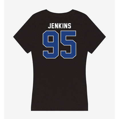 McNeese State - NCAA Football : Roman Jenkins - Women's V-Neck T-Shirt-1
