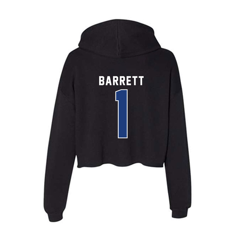 McNeese State - NCAA Football : Landon Barrett - Women's Crop Fleece Hoodie-1