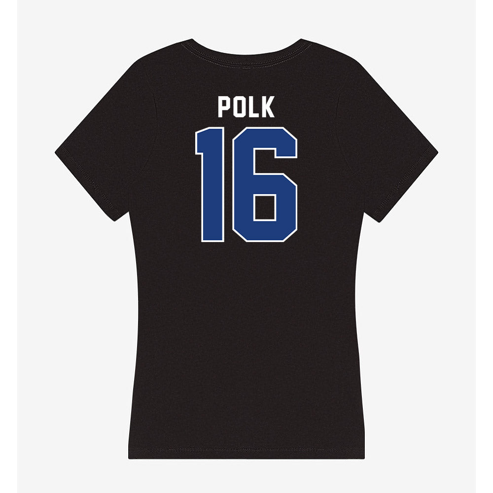 McNeese State - NCAA Football : Kylon Polk - Women's V-Neck T-Shirt-1