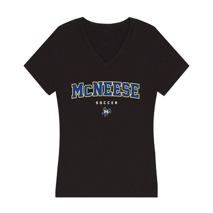 McNeese State - NCAA Women's Soccer : Alexandra Arvanitis - Women's V-Neck T-Shirt-0
