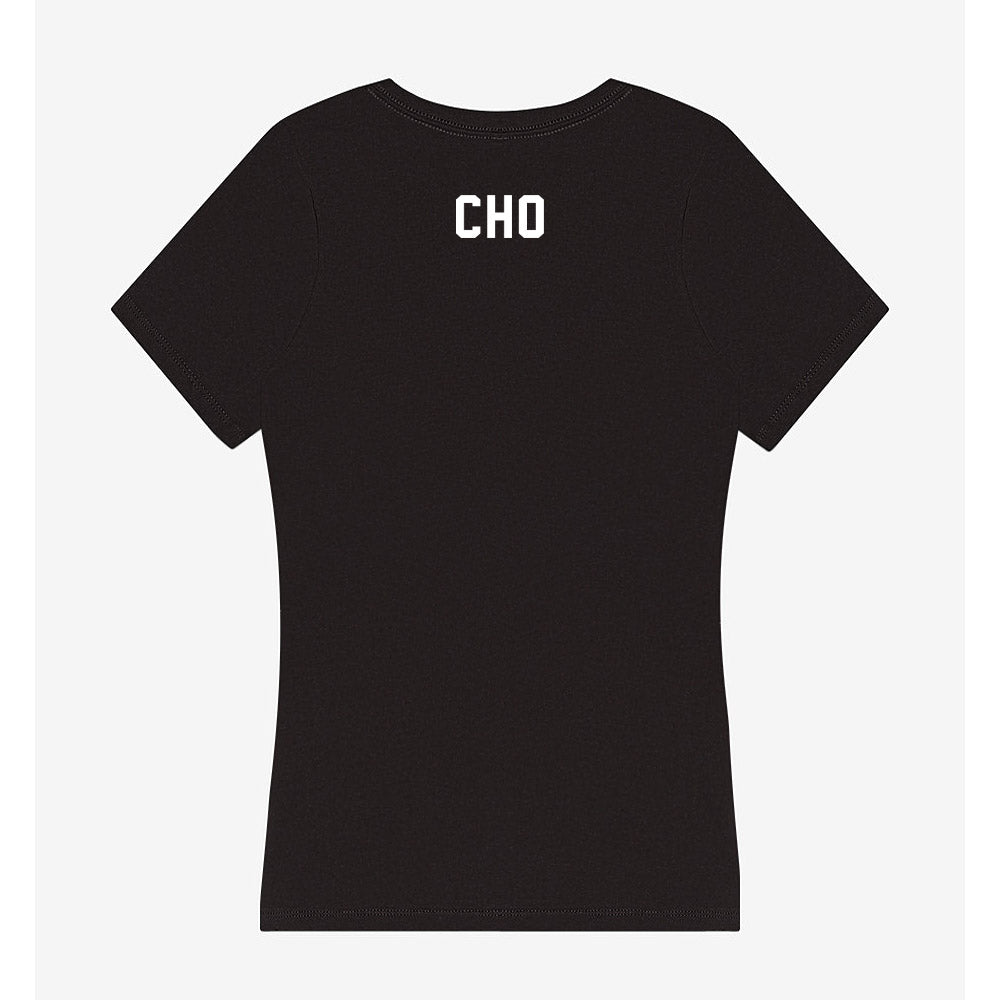 Eastern Washington - NCAA Women's Golf : Mia Cho - Women's V-Neck T-Shirt-1