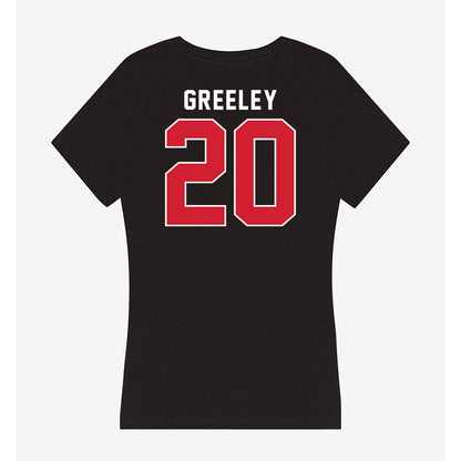 Eastern Washington - NCAA Football : Dre Greeley - Women's V-Neck T-Shirt-1