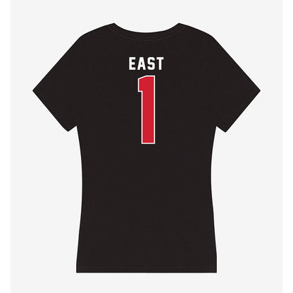 Eastern Washington - NCAA Football : Jamai East - Women's V-Neck T-Shirt-1