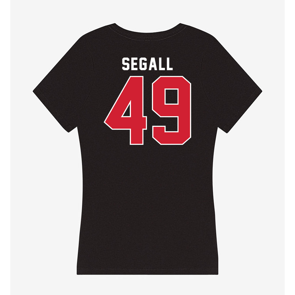 Eastern Washington - NCAA Football : Kamden Segall - Women's V-Neck T-Shirt-1