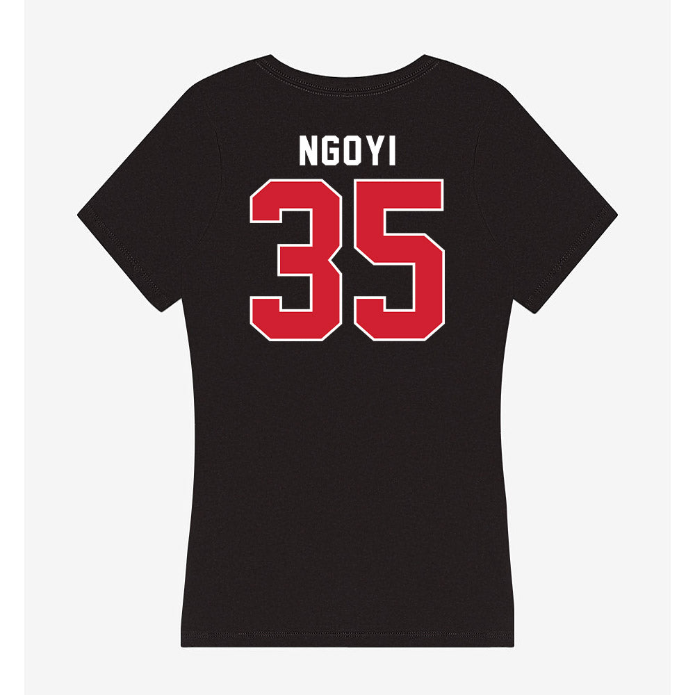 Eastern Washington - NCAA Men's Basketball : Shaumba Ngoyi - Women's V-Neck T-Shirt-1