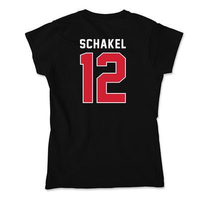 Eastern Washington - NCAA Football : Jake Schakel - Soft Style Women’s T-Shirt-1