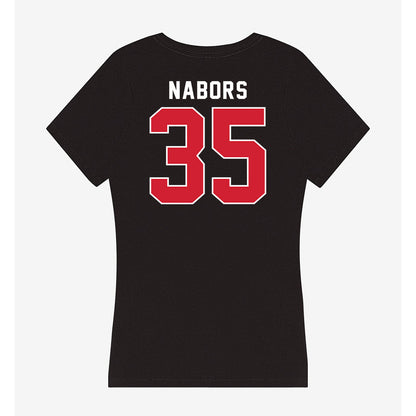 Eastern Washington - NCAA Football : Israel Nabors - Women's V-Neck T-Shirt-1