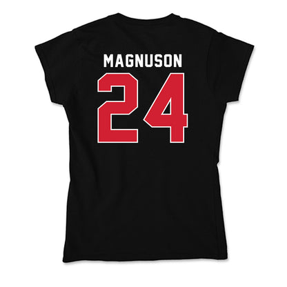 Eastern Washington - NCAA Women's Basketball : Brielle Magnuson - Soft Style Women’s T-Shirt-1