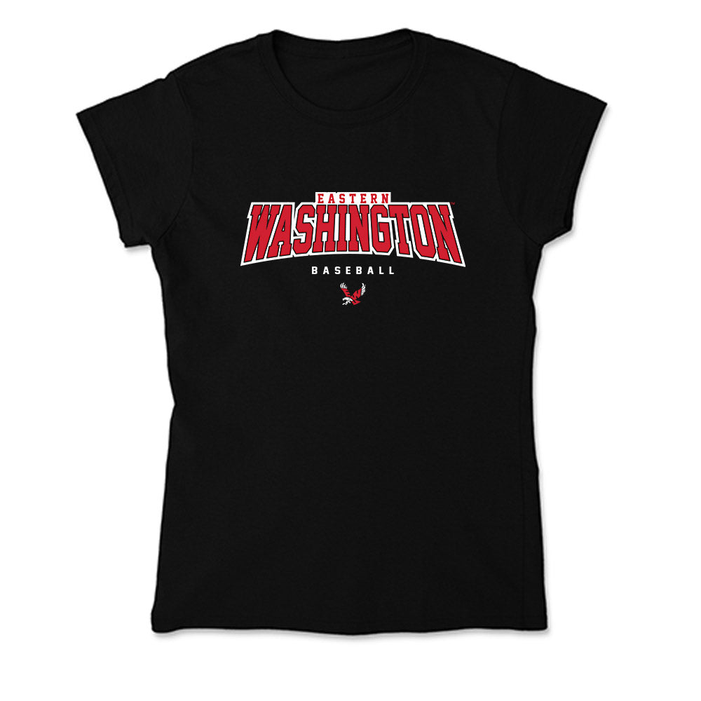 Eastern Washington - NCAA Baseball : Andrew Langer - Soft Style Women’s T-Shirt-0