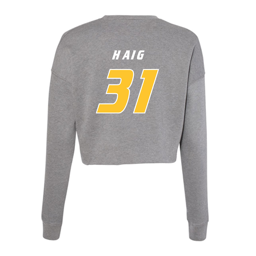 Hofstra - NCAA Softball : Kailyn Haig - Women's Cropped Crew Fleece-1
