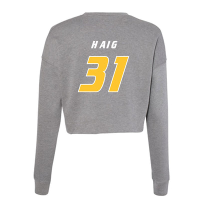 Hofstra - NCAA Softball : Kailyn Haig - Women's Cropped Crew Fleece-1