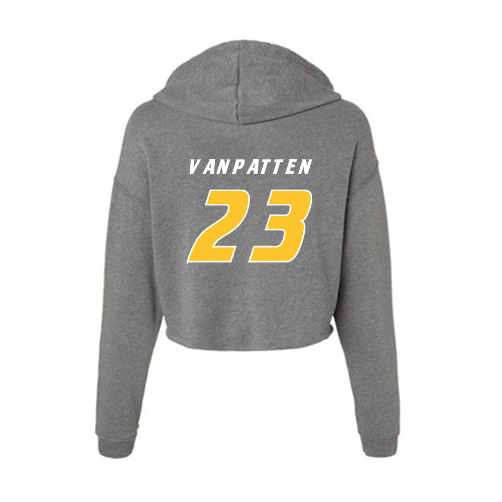Hofstra - NCAA Women's Basketball : Olivia VanPatten - Women's Crop Fleece Hoodie-1