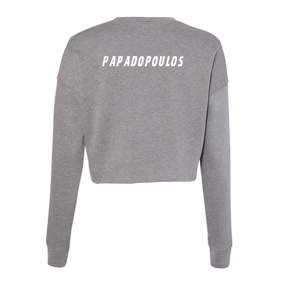 Hofstra - NCAA Men's Track & Field : Evan Papadopoulos - Women's Cropped Crew Fleece-1