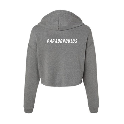 Hofstra - NCAA Men's Track & Field : Evan Papadopoulos - Women's Crop Fleece Hoodie-1