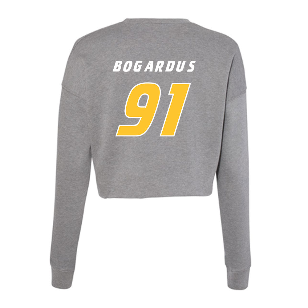Hofstra - NCAA Men's Lacrosse : Drew Bogardus - Women's Cropped Crew Fleece-1