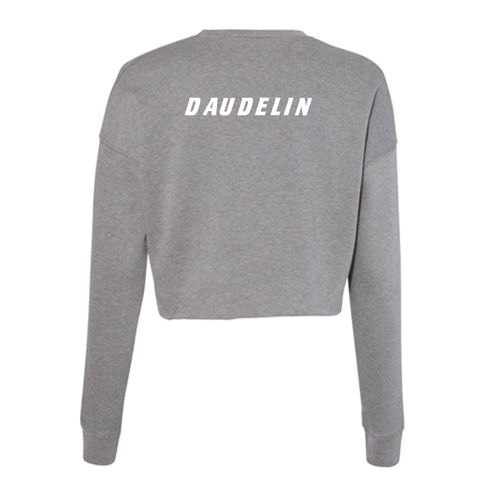 Hofstra - NCAA Men's Track & Field : Zachary Daudelin - Women's Cropped Crew Fleece-1