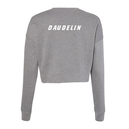 Hofstra - NCAA Men's Track & Field : Zachary Daudelin - Women's Cropped Crew Fleece-1