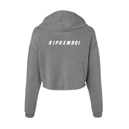 Hofstra - NCAA Men's Cross Country : Abel Kipkemboi - Women's Crop Fleece Hoodie-1