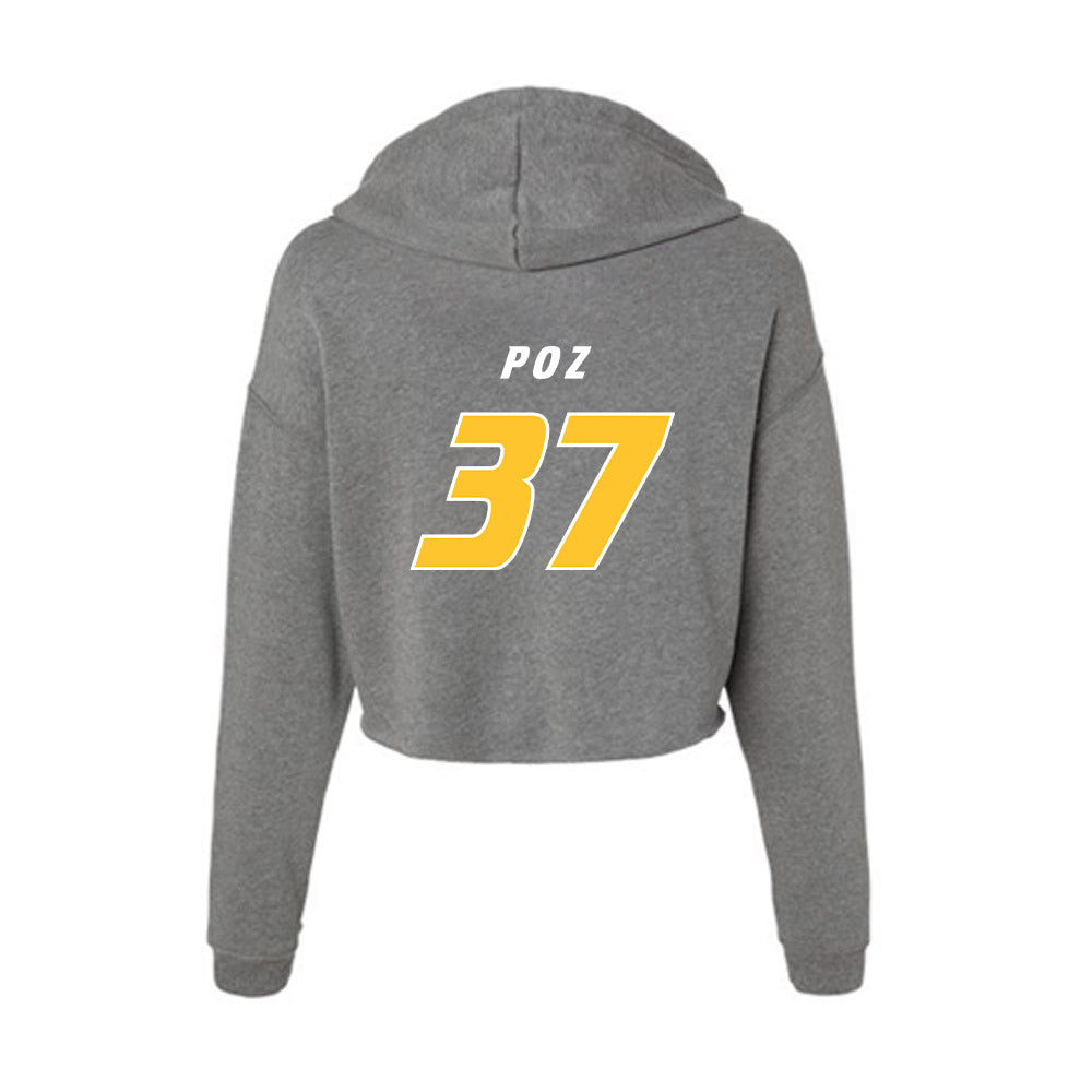 Hofstra - NCAA Men's Soccer : Tommy Poz - Women's Crop Fleece Hoodie-1