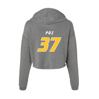 Hofstra - NCAA Men's Soccer : Tommy Poz - Women's Crop Fleece Hoodie-1