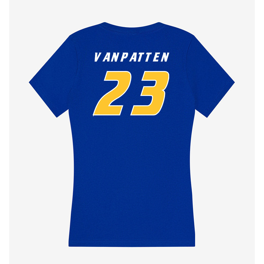 Hofstra - NCAA Women's Basketball : Olivia VanPatten - Women's V-Neck T-Shirt-1
