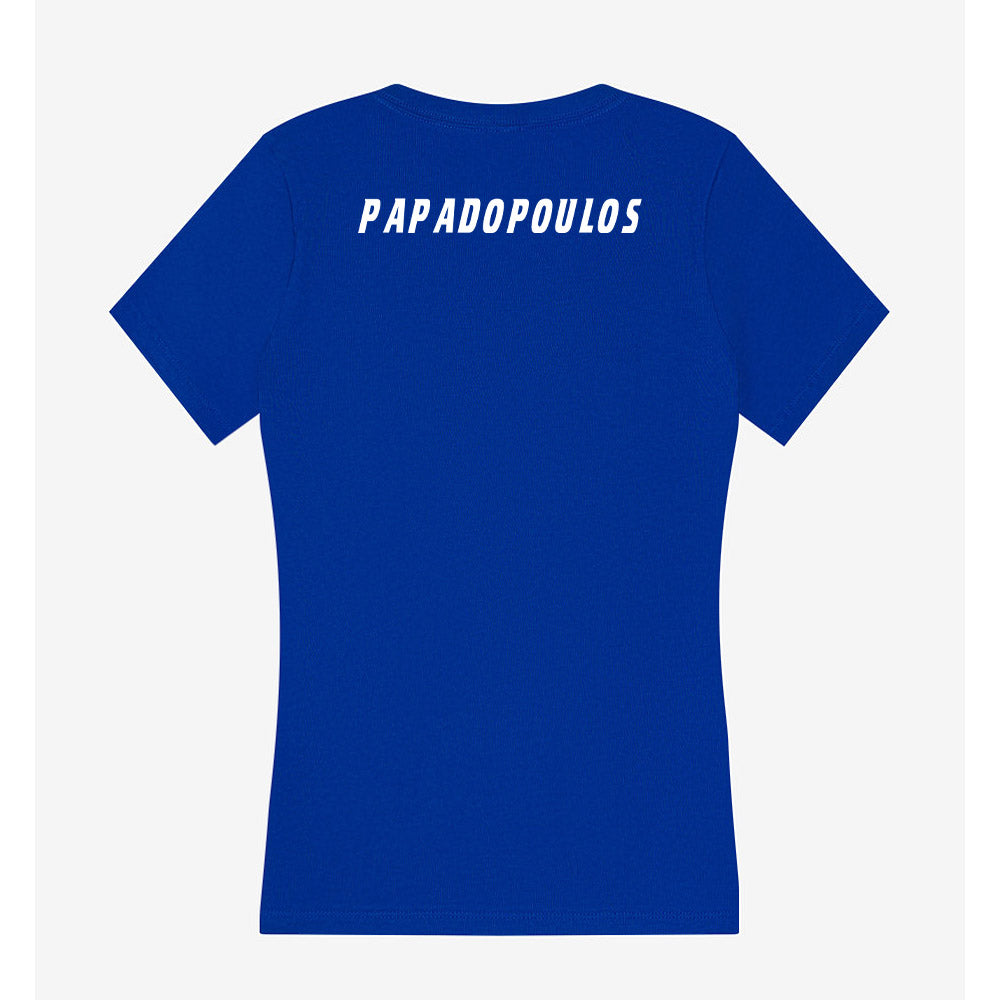 Hofstra - NCAA Men's Track & Field : Evan Papadopoulos - Women's V-Neck T-Shirt-1