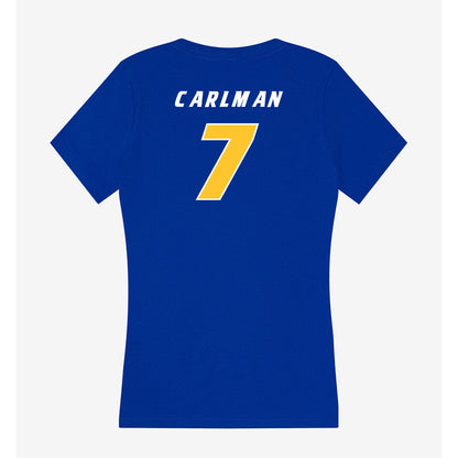 Hofstra - NCAA Men's Soccer : Bastian Carlman - Women's V-Neck T-Shirt-1