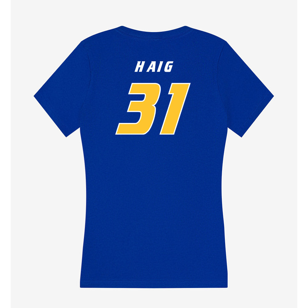 Hofstra - NCAA Softball : Kailyn Haig - Women's V-Neck T-Shirt-1