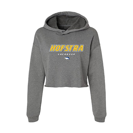 Hofstra - NCAA Women's Lacrosse : Charli Joyce - Women's Crop Fleece Hooded Sweatshirt-0