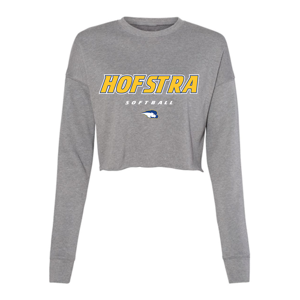 Hofstra - NCAA Softball : Kailyn Haig - Women's Cropped Crew Fleece-0