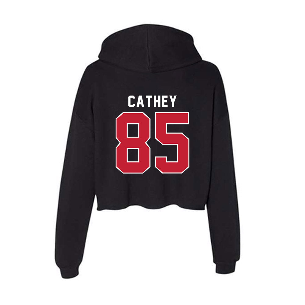 APSU - NCAA Football : Jabari Cathey - Classic Shersey Women's Crop Fleece Hoodie-3