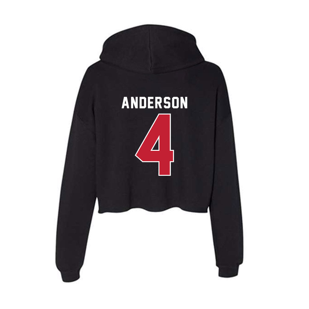 APSU - NCAA Women's Volleyball : Reagan Anderson - Classic Shersey Women's Crop Fleece Hoodie-2