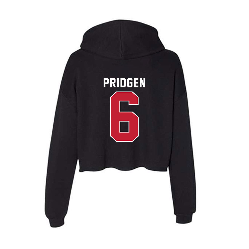 APSU - NCAA Baseball : Paris Pridgen - Classic Shersey Women's Crop Fleece Hoodie-3