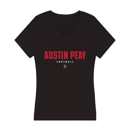 APSU - NCAA Football : Zakery Bowden - Classic Shersey Women's V-Neck T-Shirt-0