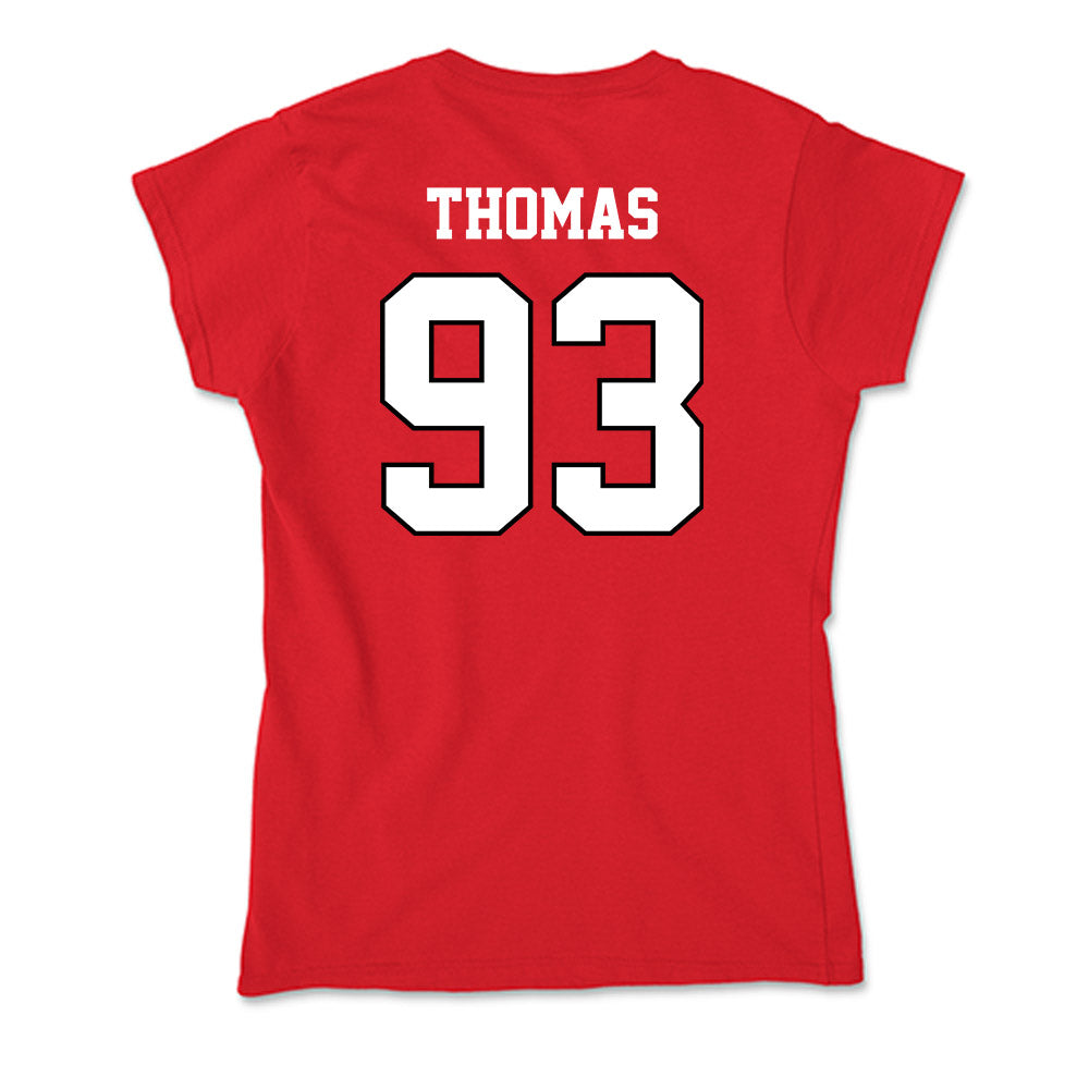 Youngstown State - NCAA Football : Justin Thomas - Classic Shersey Soft Style Women’s T-Shirt-1