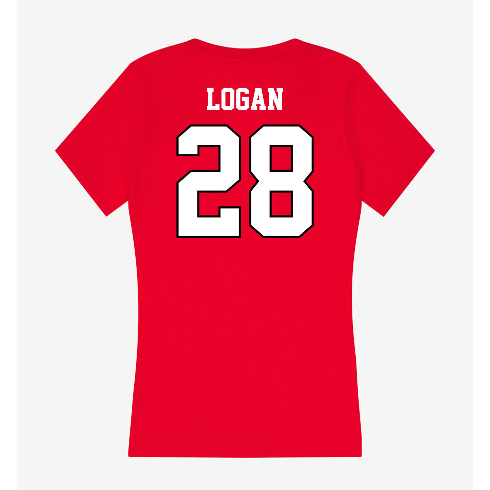 Youngstown State - NCAA Football : Marcus Logan - Classic Shersey Women's V-Neck T-Shirt-1